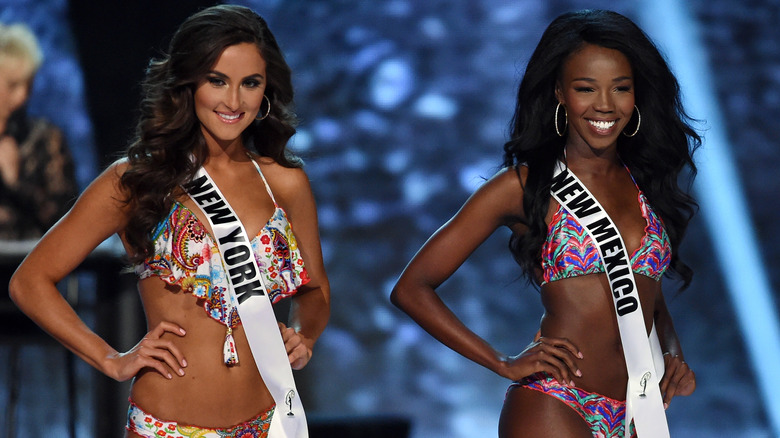 Miss USA 2016 contestants Serena Bucaj and Naomie Germain