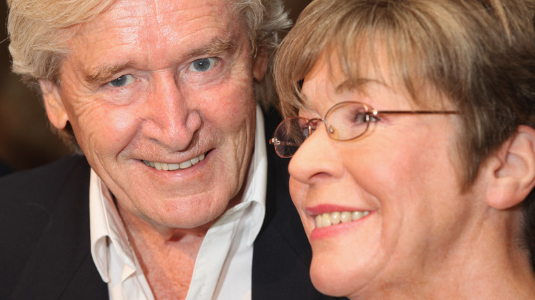 William Roache and Anne Kirkbride smiling