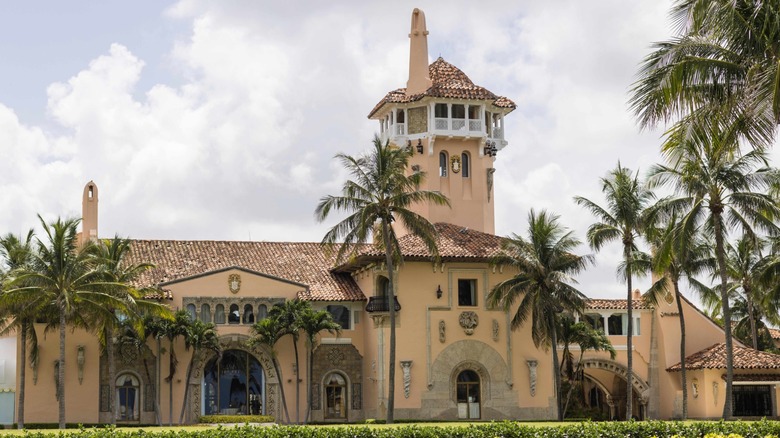 Exterior of Mar-A-Lago resort