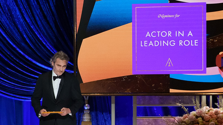 Joaquin Phoenix at Oscars