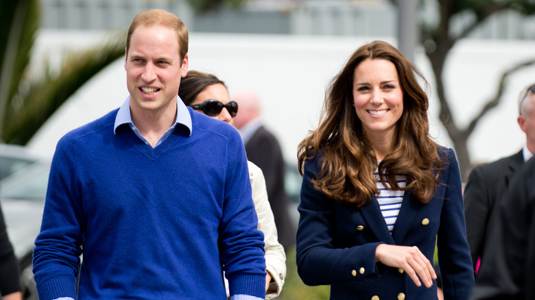 Prince William and Kate Middleton at an event