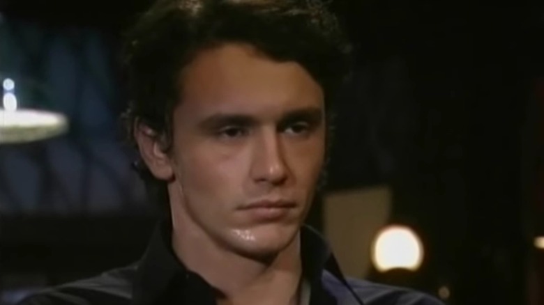 James Franco as Franco looking creepy