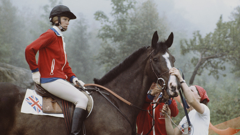 Princess Anne at the 1976 Montreal Olympics