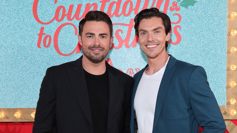 Jonathan Bennett and George Krissa posing