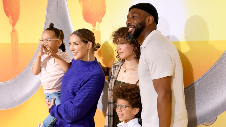 Allison Holker and Stephen "tWitch" Boss with their children