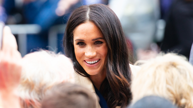 Meghan Markle smiling