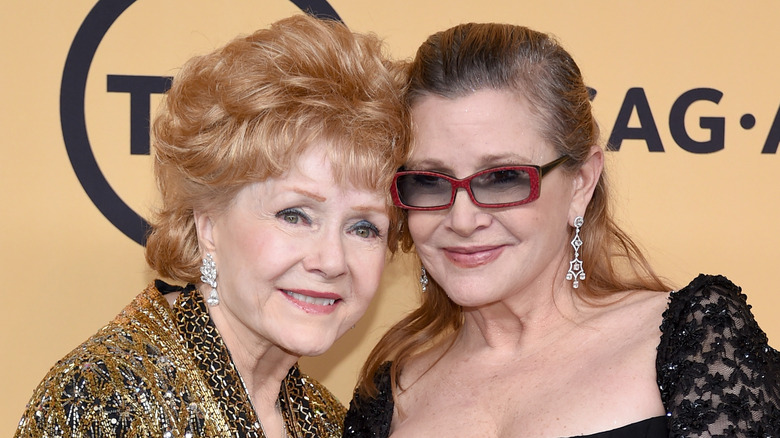 Debbie Reynolds and Carrie Fisher