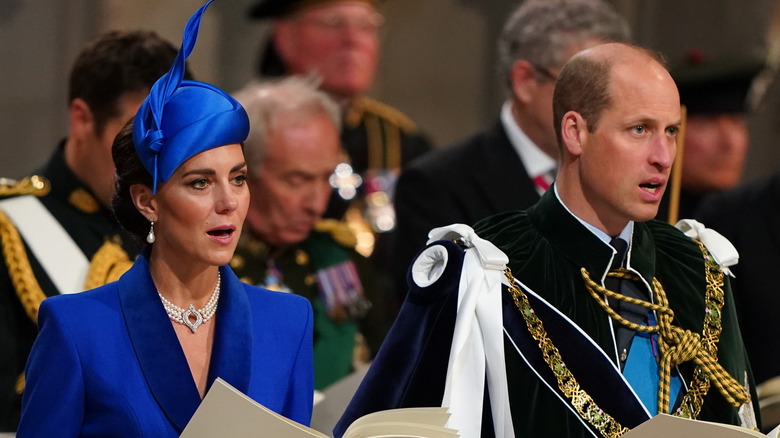 Princess Catherine and Prince William singing