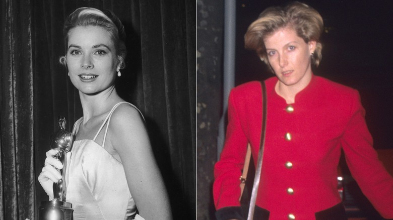 Split image of Grace Kelly and Sophie, Duchess of Edinburgh