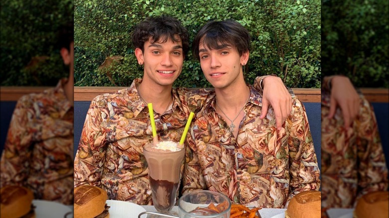 The Dobre Twins smiling