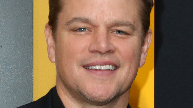 Matt Damon on the red carpet 