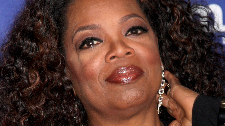 Oprah Winfrey on the red carpet