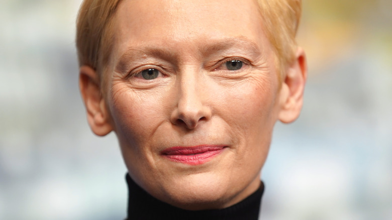 Tilda Swinton at film premiere 