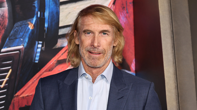 Michael Bay at Transformers premiere