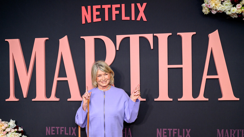 Martha Stewart on the red carpet