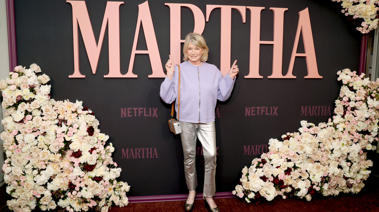 Martha Stewart at the 2024 premiere of her Netflix documentary