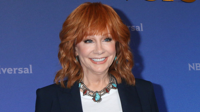 Reba McEntire smiling