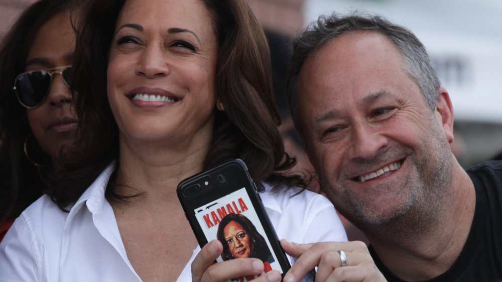 Doug Emhoff and Kamala Harris