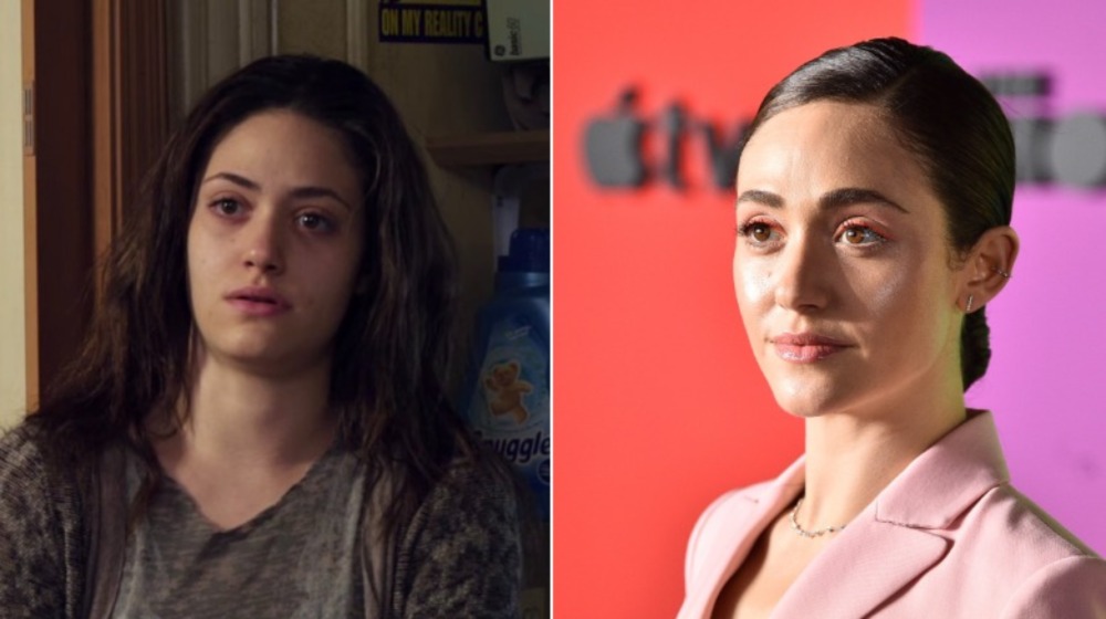 Emmy Rossum split image