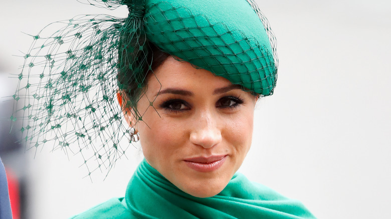 Smiling Meghan Markle