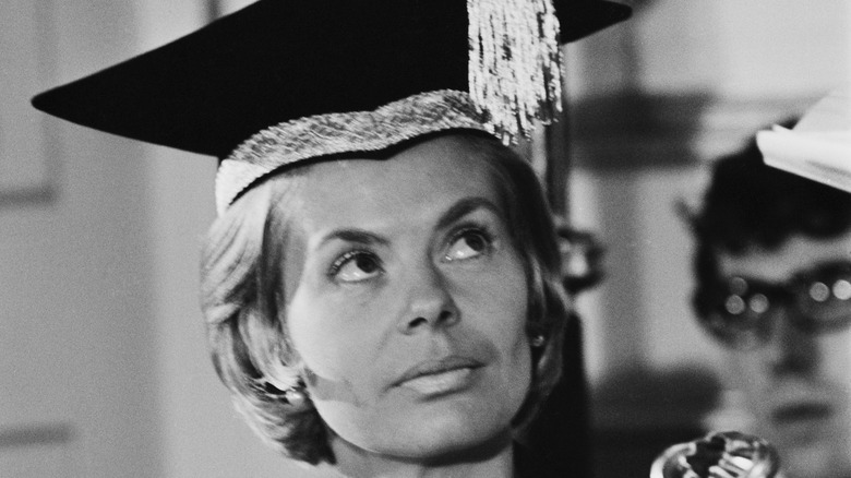 Katharine, Duchess of Kent in academic robes 