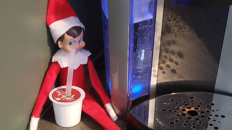 K-cup Elf on the shelf