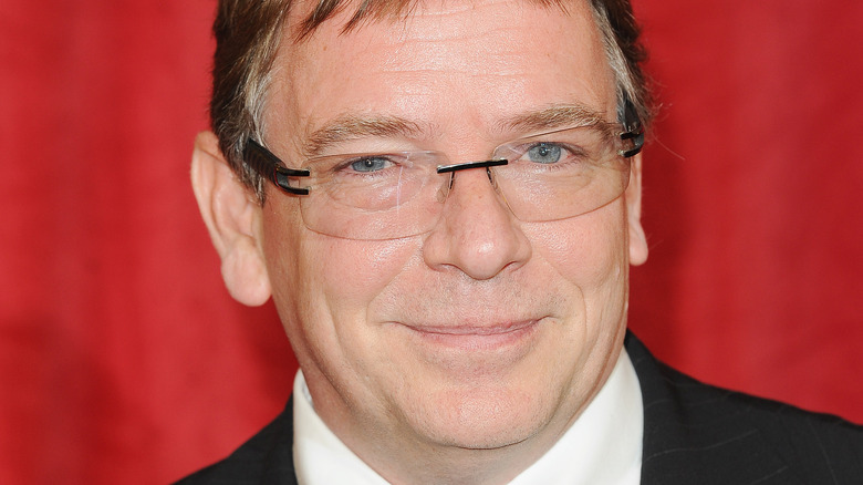 Adam Woodyatt on the red carpet 