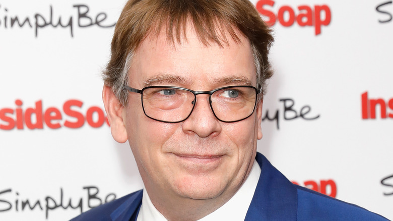 Adam Woodyatt on the red carpet 