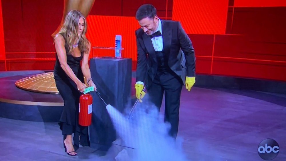 Jennifer Aniston / Jimmy Kimmel fire