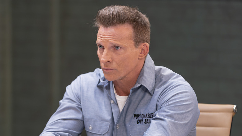 Jason Morgan sitting in jail