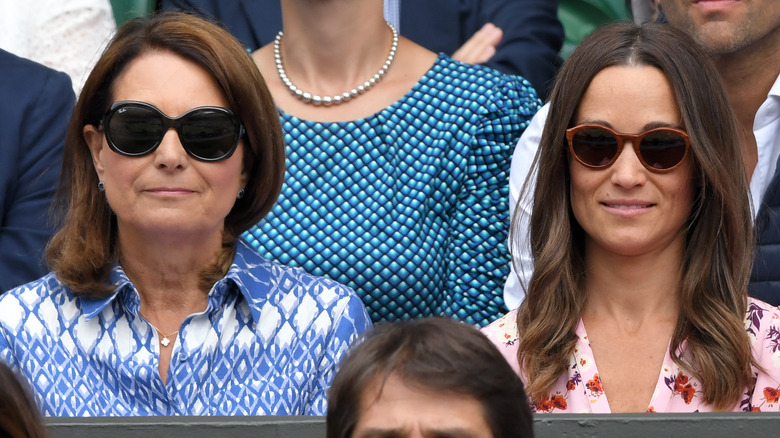 Carole Middleton with daughter Pippa Middleton