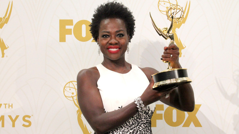 Viola Davis on the red carpet