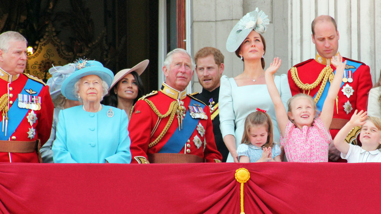 Buckingham Palace balcony Trooping Colour