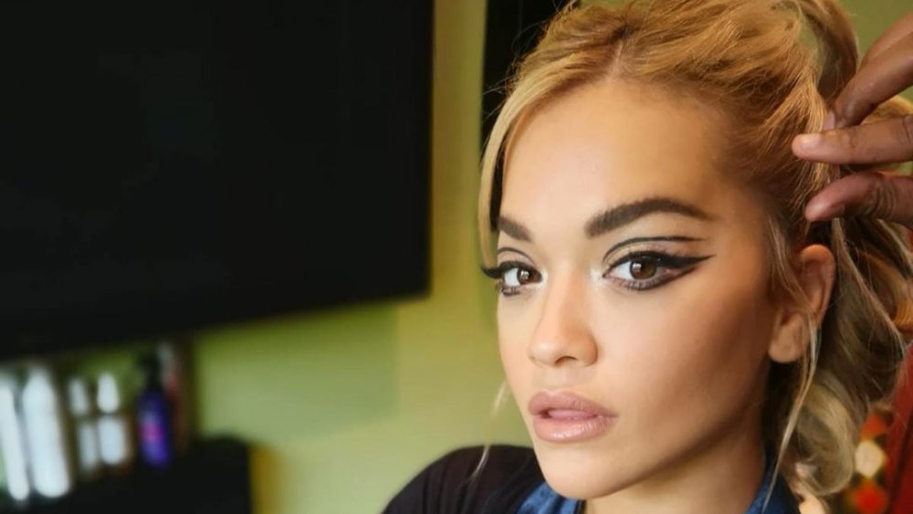 Rita Ora in eyeliner