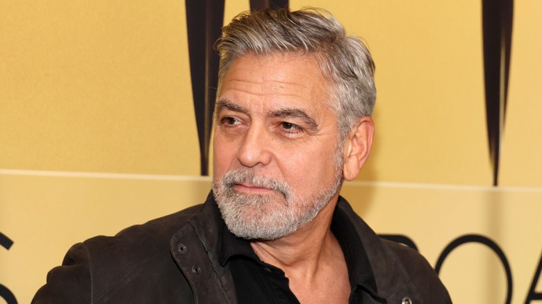 George Clooney looking sideways