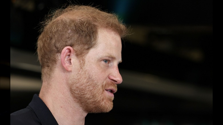 Prince Harry side profile