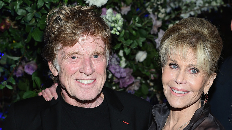 Jane Fonda and Robert Redford smiling