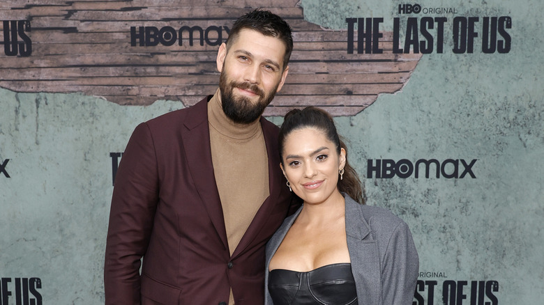 Casey Deidrick and Serena Muniz smiling