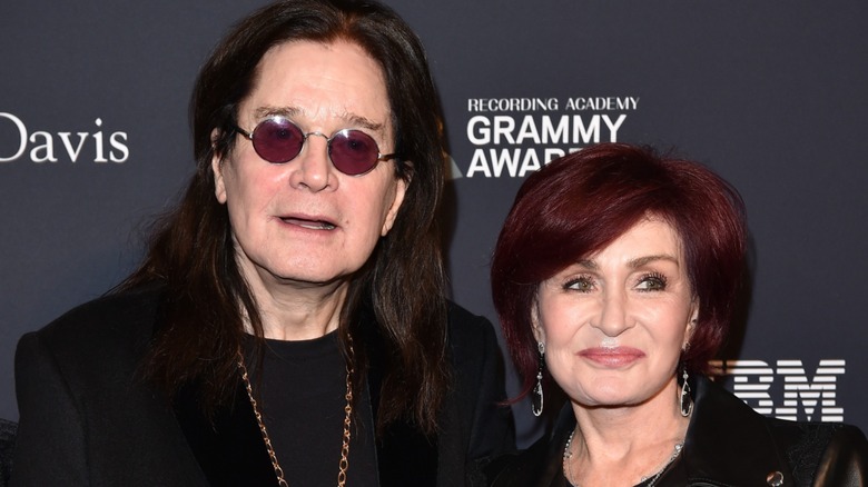 Ozzy and Sharon Osbourne on the red carpet