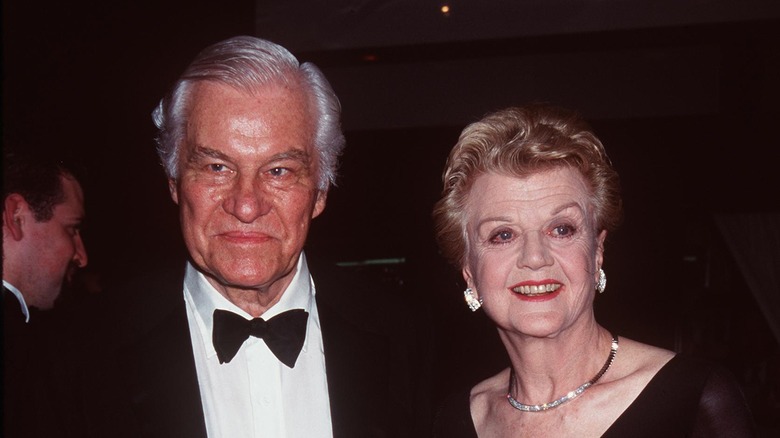 Peter Shaw and Angela Lansbury smiling