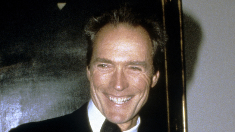 young Clint Eastwood smiling