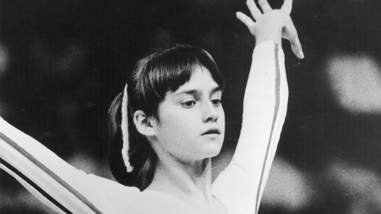 Nadia Comaneci at the 1976 Olympics