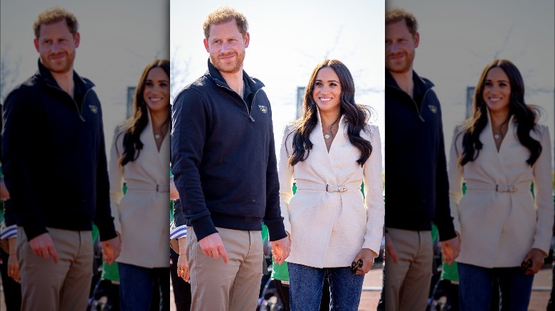 Meghan Markle and Prince Harry at the 2022 Invictus Games