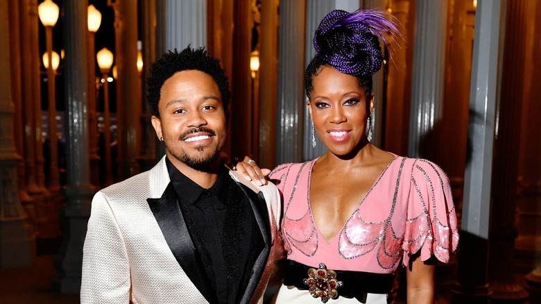 Ian Alexander Jr. and his mother, Regina King