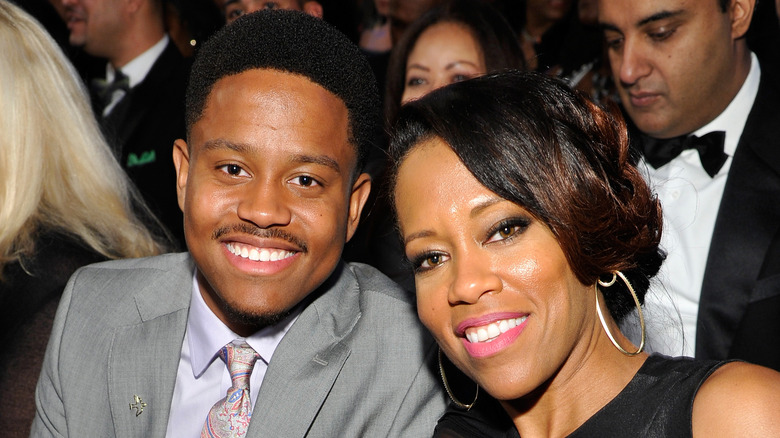 Ian Alexander Jr. and his mother, Regina King