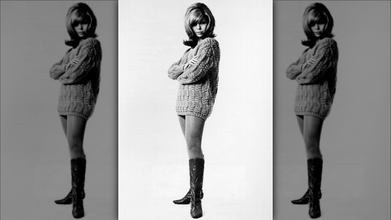 Nancy Sinatra posing 