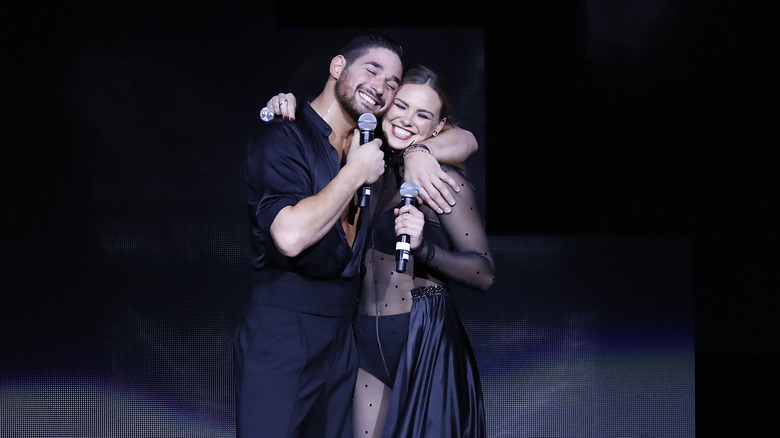 Alan Bersten and Hannah Brown