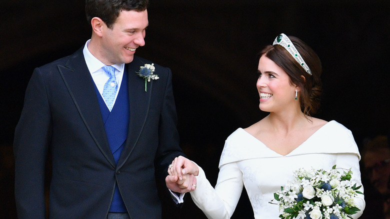 Princess Eugenie and Jack Brooksbank on their wedding day