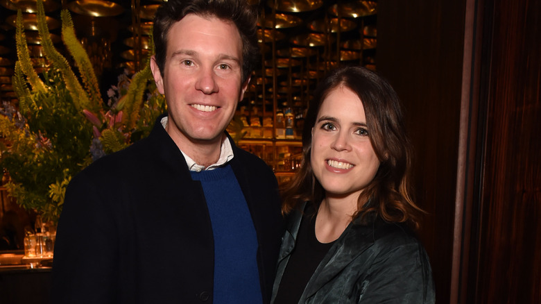 Princess Eugenie and Jack Brooksbank smiling