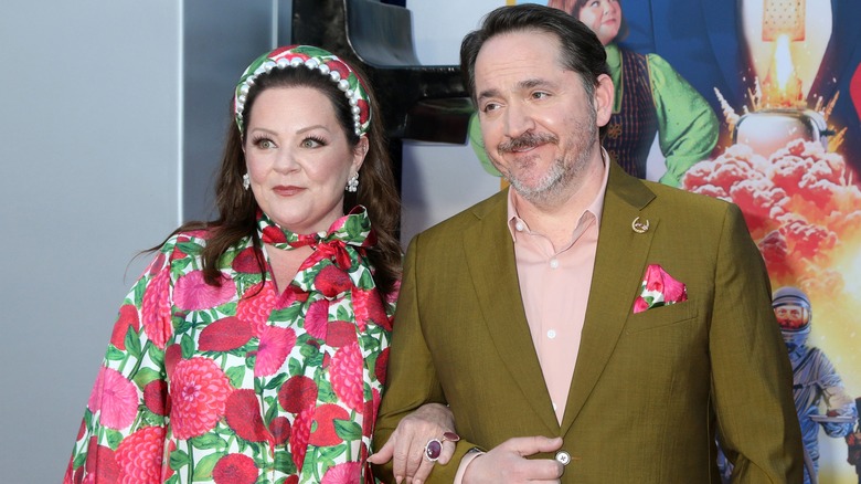 Melissa McCarthy and Ben Falcone at the 2024 Unfrosted premiere